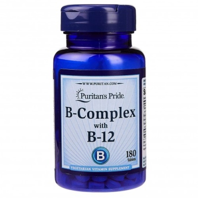  Puritans Pride B-complex with B-12 180 