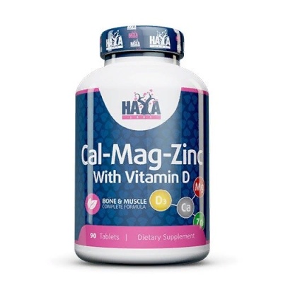 Витамины Haya Labs Cal-Mag-Zinc With Vitamin D 90 таблеток