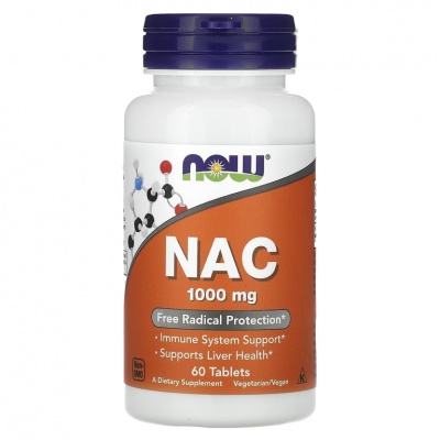 Специальный препарат NOW NAC 1000 мг 60 таблеток