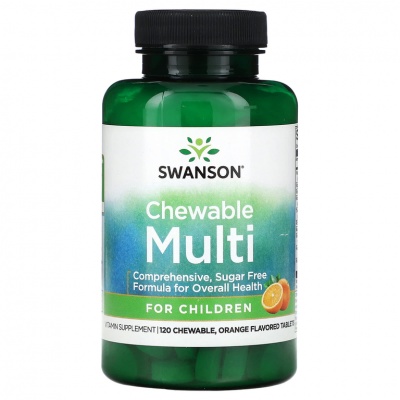 Витамины Swanson Chewable Multi for Children 120 таблеток